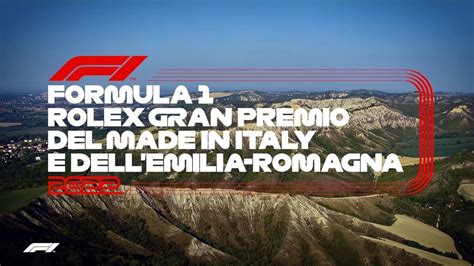 rolex gran premio del made in italy e dell'emilia-romagna 2022|f1 emilia romagna 2022.